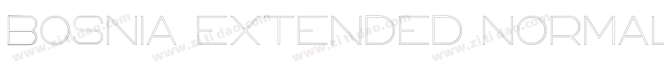 Bosnia Extended Normal字体转换